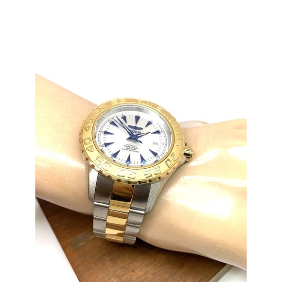 Invicta Men's Watch 2307 Ocean Ghost Automatic Silver Dial Two Tone Steel 47mm - Picture 5 of 14